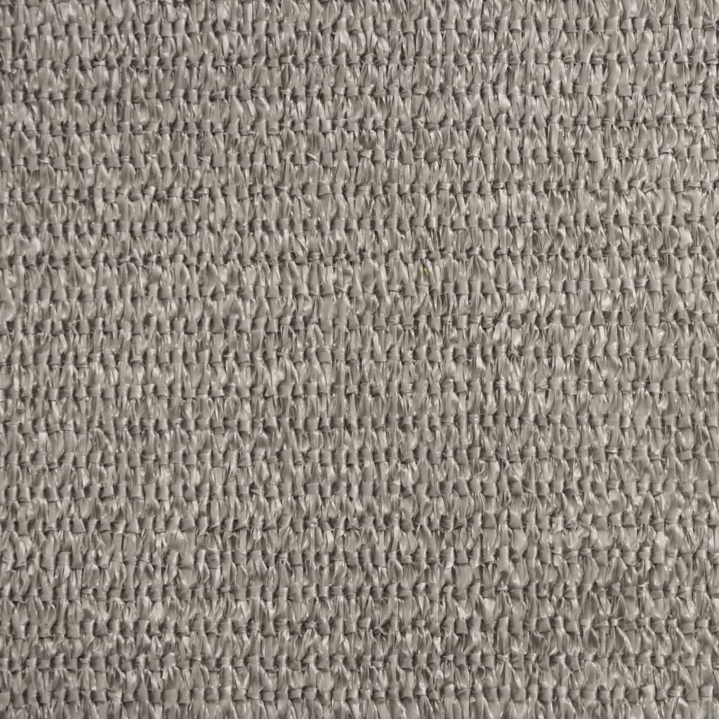 Vela Parasole 160 G/M² Rettangolare In Hdpe Grigio Chiaro
