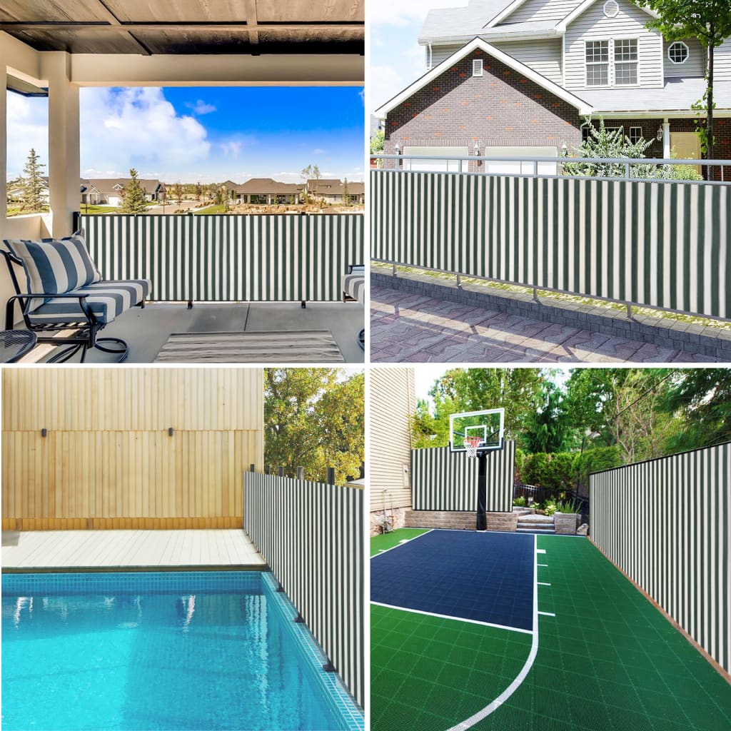 Rete Per Privacy 1,5X25 M In Hdpe 150 G/M² Verde E Bianco