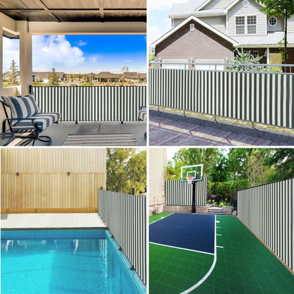 Rete Per Privacy 1,5X25 M In Hdpe 150 G/M² Verde E Bianco