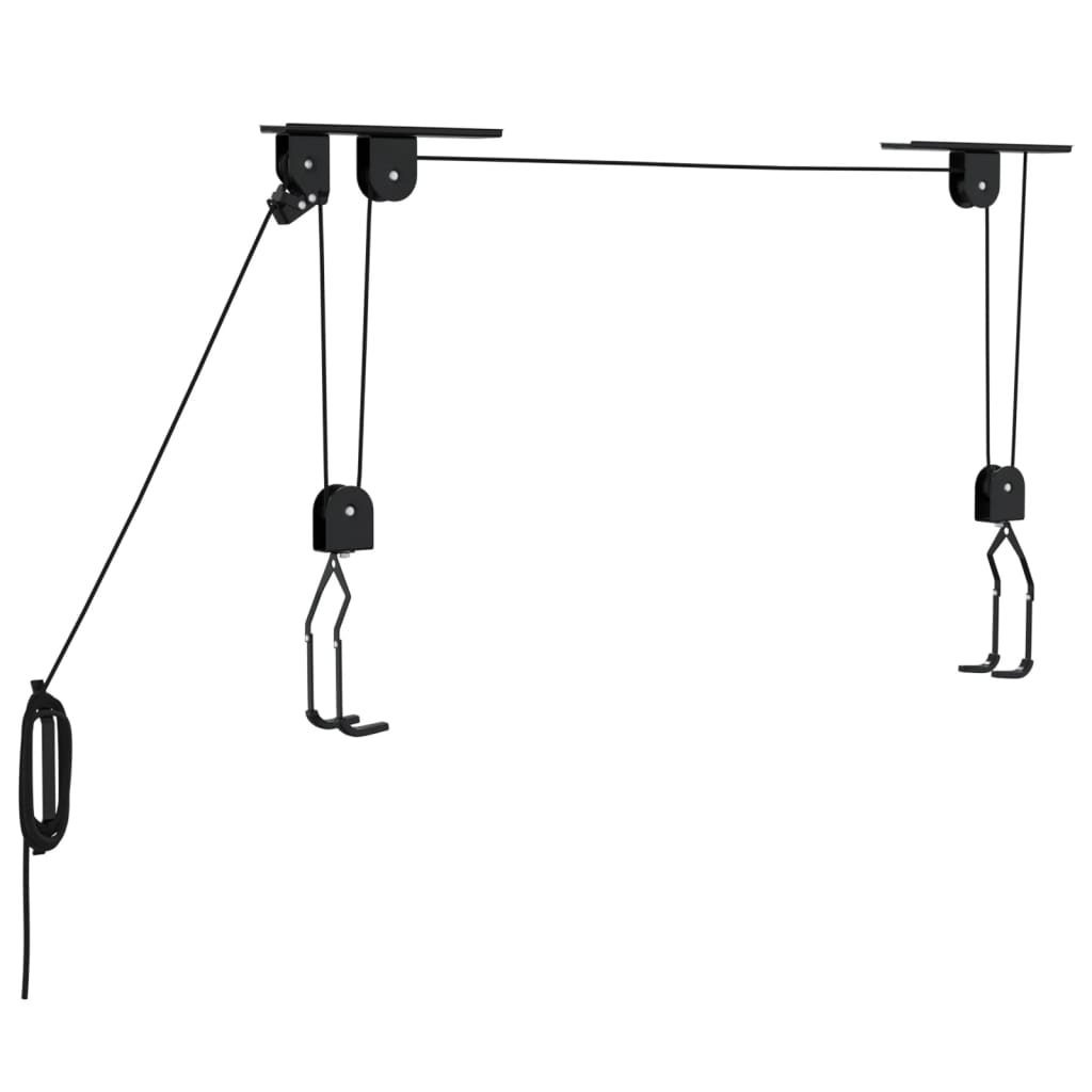 Sollevatori Per Bici Con Supporto A Soffitto 2 Pz 20 Kg