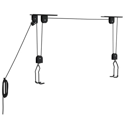 Sollevatori Per Bici Con Supporto A Soffitto 2 Pz 20 Kg