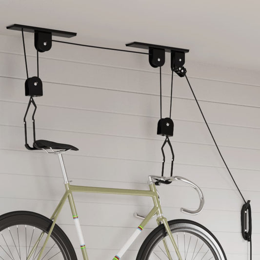 Sollevatori Per Bici Con Supporto A Soffitto 2 Pz 20 Kg