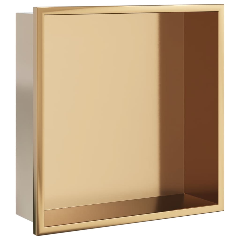 Nicchia Per Doccia Spazzolato 32X32X9Cm In Acciaio Inox