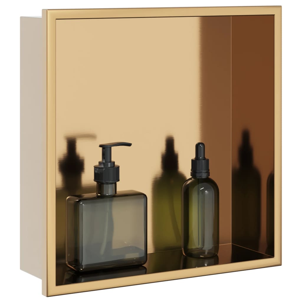 Nicchia Per Doccia Spazzolato 32X32X9Cm In Acciaio Inox