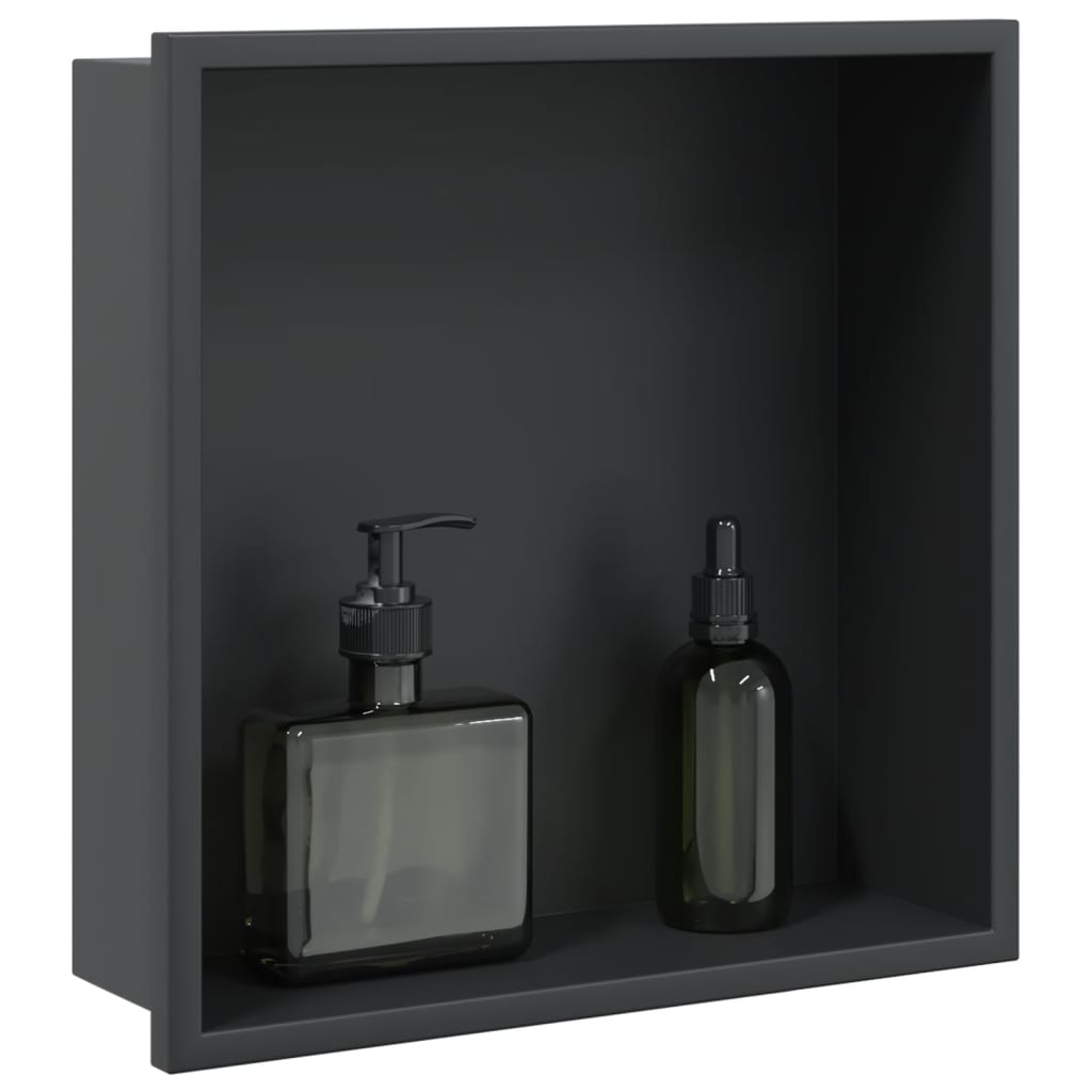 Nicchia Per Doccia Spazzolato 32X32X9Cm In Acciaio Inox