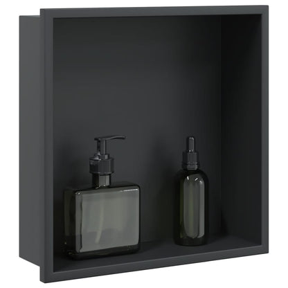 Nicchia Per Doccia Spazzolato 32X32X9Cm In Acciaio Inox