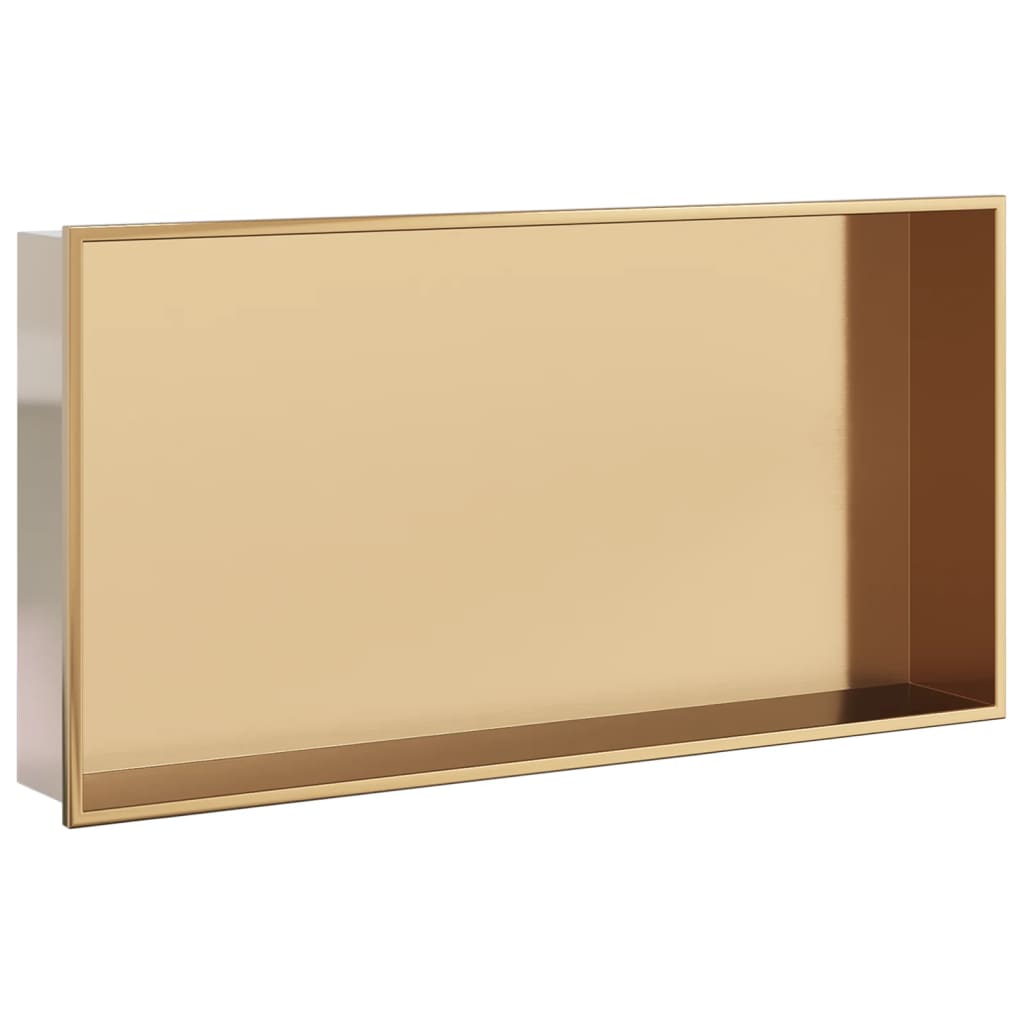 Nicchia Per Doccia Spazzolato 62X32X9Cm In Acciaio Inox