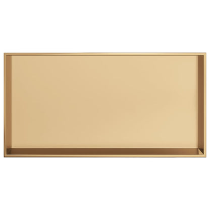 Nicchia Per Doccia Spazzolato 62X32X9Cm In Acciaio Inox
