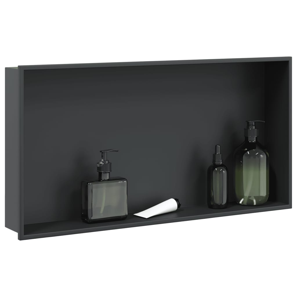 Nicchia Per Doccia Spazzolato 62X32X9Cm In Acciaio Inox