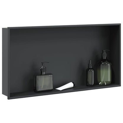 Nicchia Per Doccia Spazzolato 62X32X9Cm In Acciaio Inox