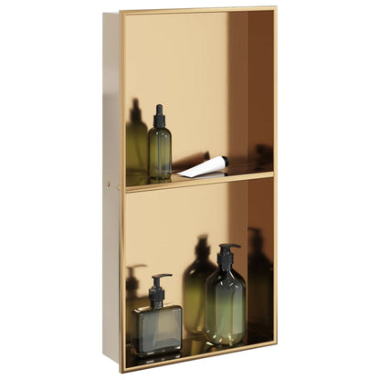 Nicchia Per Doccia Opaco 32X62X9Cm In Acciaio Inox
