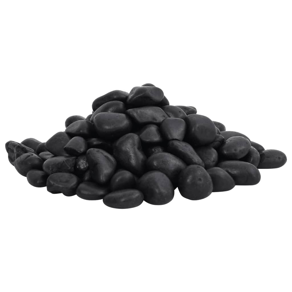 Ciottoli Levigati 25 Kg Neri 2-5 Cm