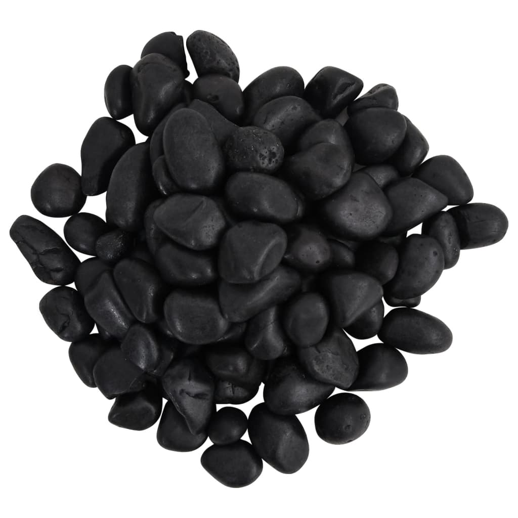 Ciottoli Levigati 25 Kg Neri 2-5 Cm