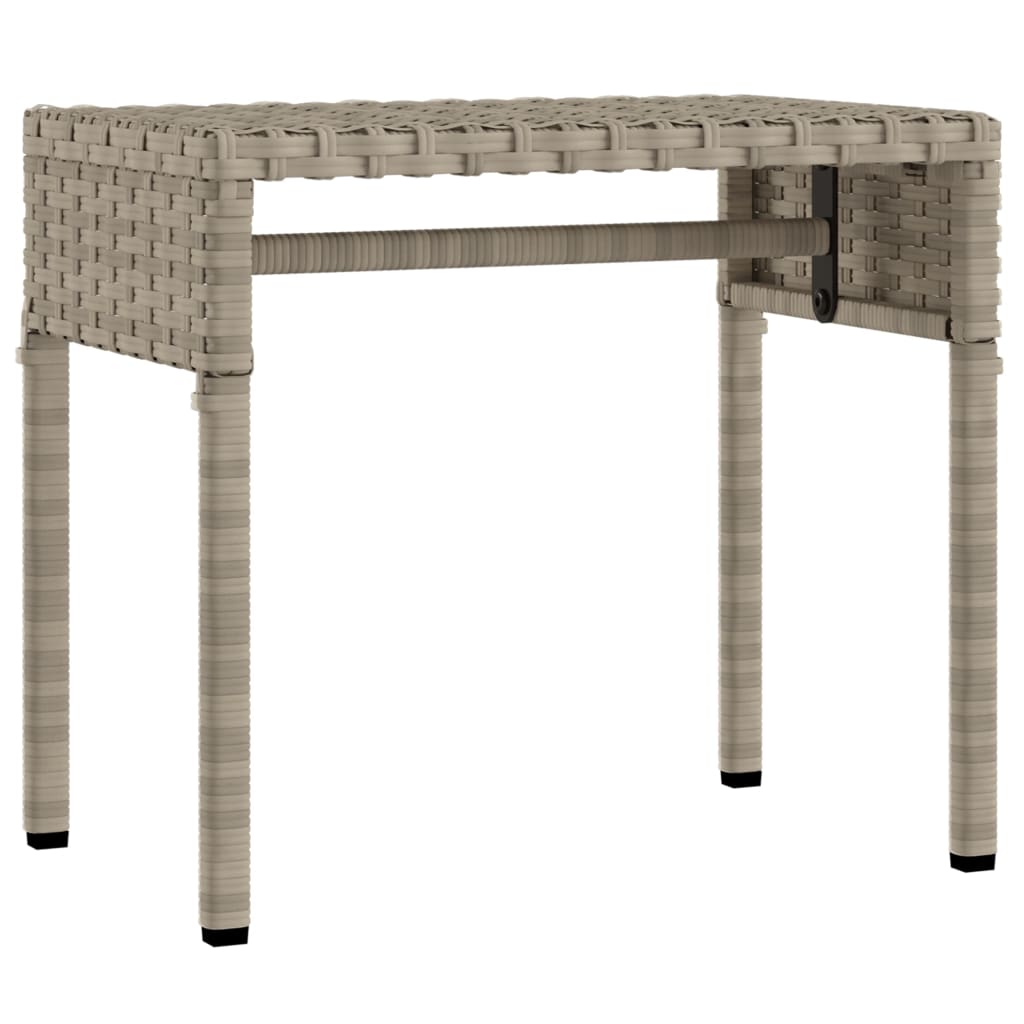 Lettini Prendisole 2 Pz Con Baldacchino E Tavolino Polyrattan