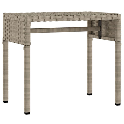 Lettini Prendisole 2 Pz Con Baldacchino E Tavolino Polyrattan