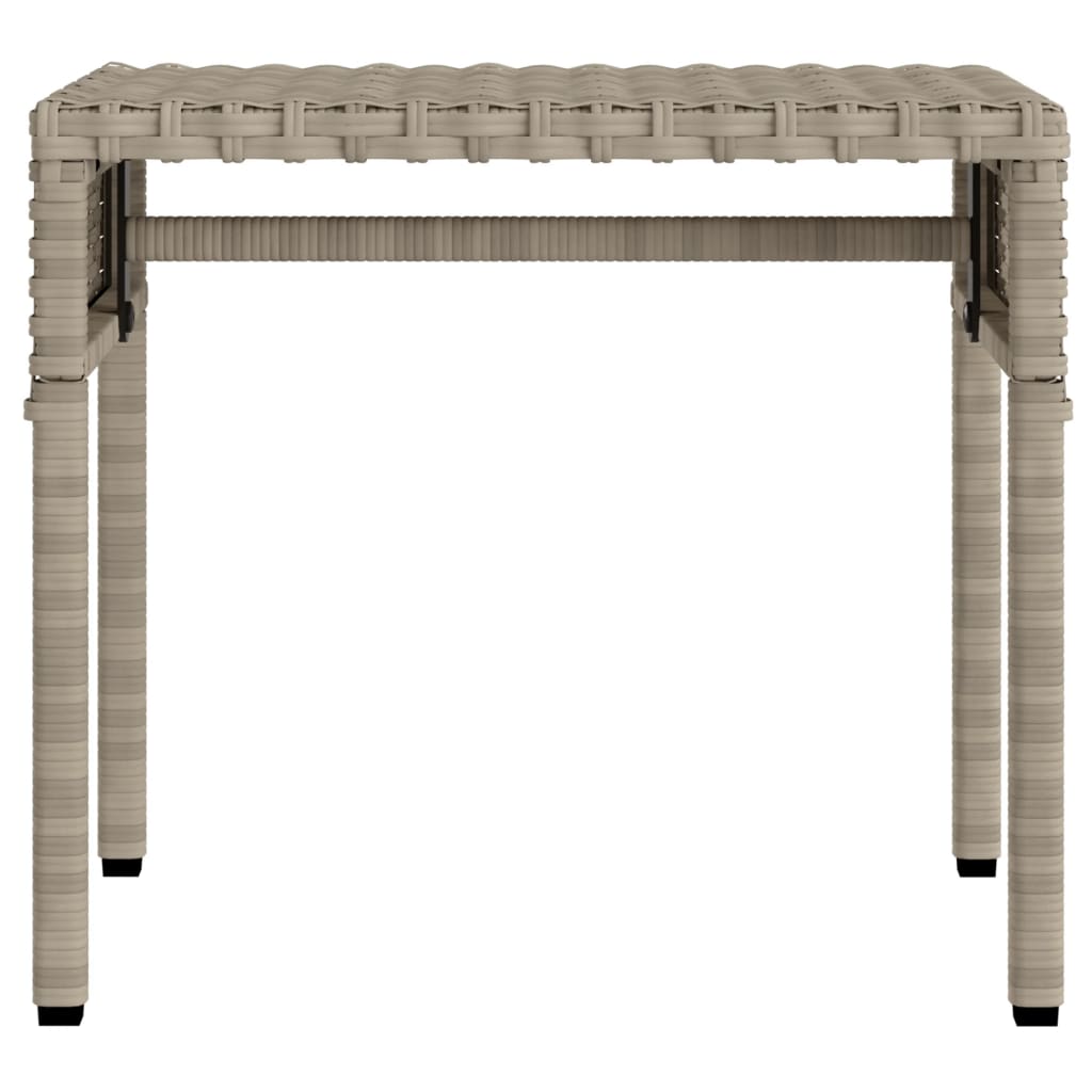 Lettini Prendisole 2 Pz Con Baldacchino E Tavolino Polyrattan