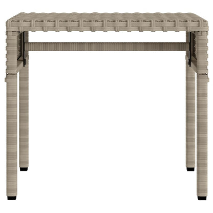 Lettini Prendisole 2 Pz Con Baldacchino E Tavolino Polyrattan
