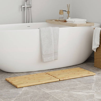 Tappetino Da Bagno 2 Pz In Bambù