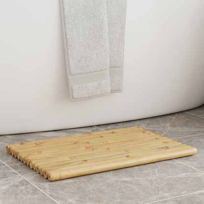 Tappetino Da Bagno 2 Pz In Bambù