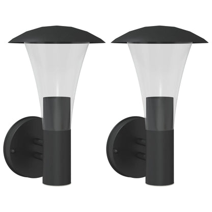 Applique Da Ester 2 Pz Nere In Acciaio Issidabile Nero