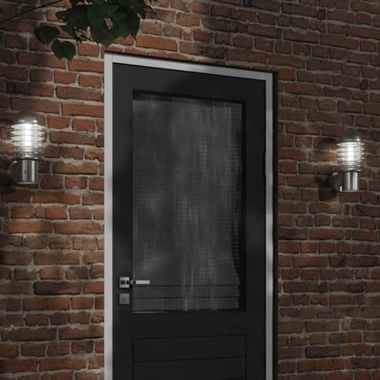 Applique Per Esterno Con Sensore 2 Pz In Acciaio Inox Argento