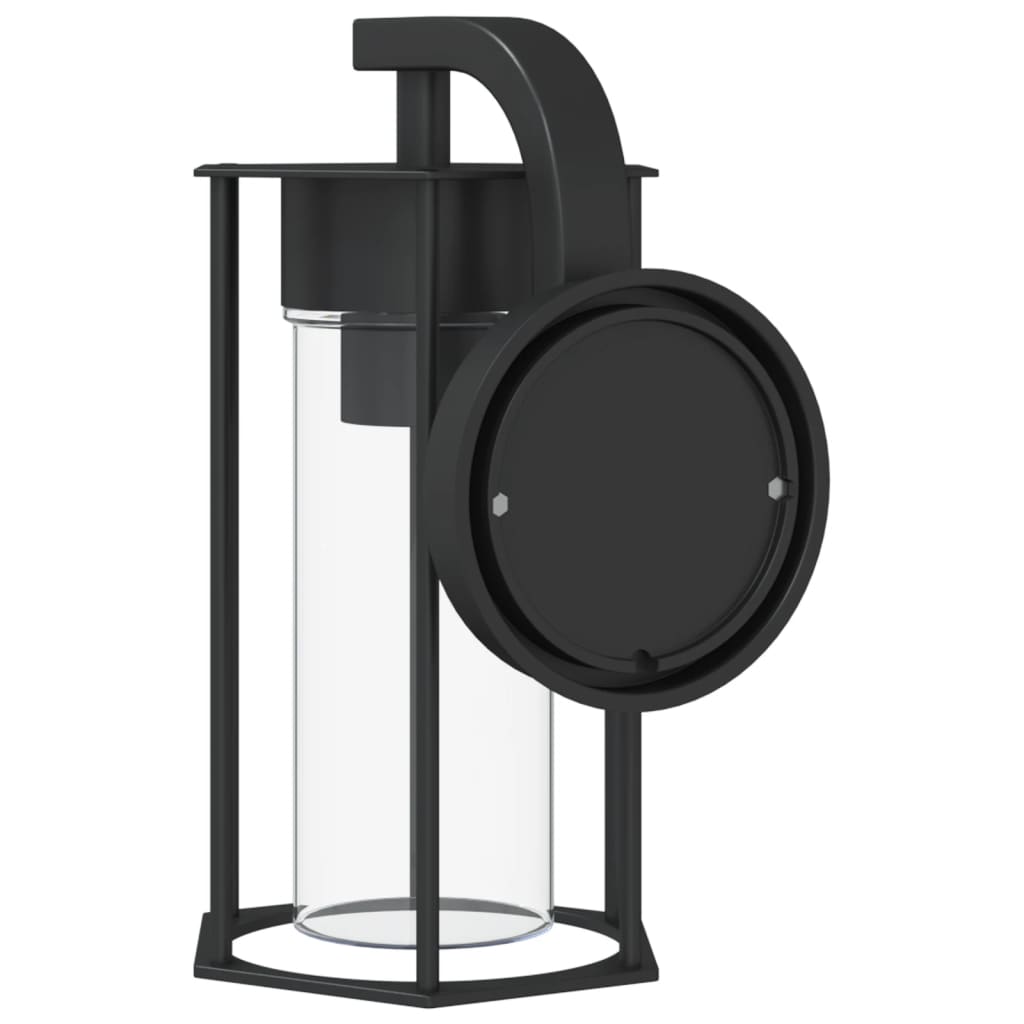 Applique Da Esterno 2 Pz Nere In Acciaio Inossidabile