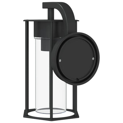 Applique Da Esterno 2 Pz Nere In Acciaio Inossidabile