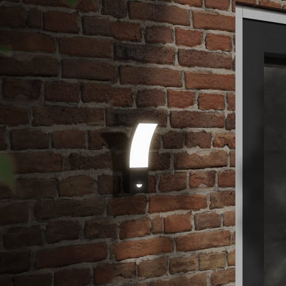 Applique Per Esterni Con Led 2 Pz Nere Alluminio Pressofuso Nero