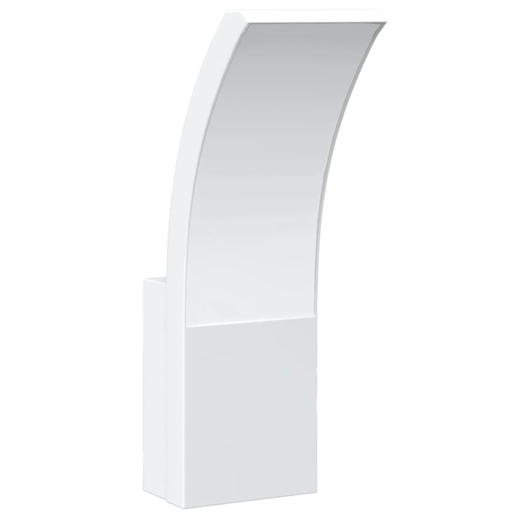 Applique Per Esterni Con Led Bianca In Alluminio Pressofuso Bianco