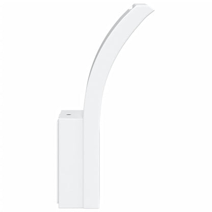 Applique Per Esterni Con Led Bianca In Alluminio Pressofuso Bianco