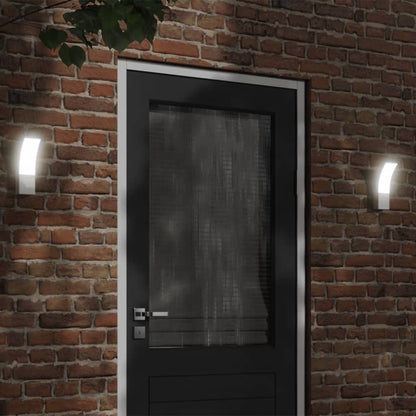 Applique Per Esterni Con Led Bianca In Alluminio Pressofuso Bianco