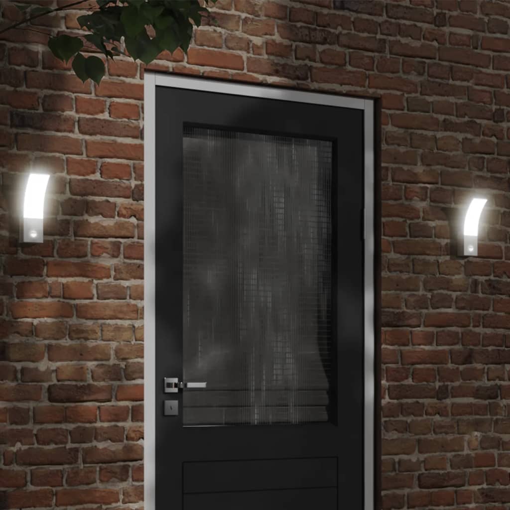 Applique Per Esterni Con Led Bianca In Alluminio Pressofuso Bianco