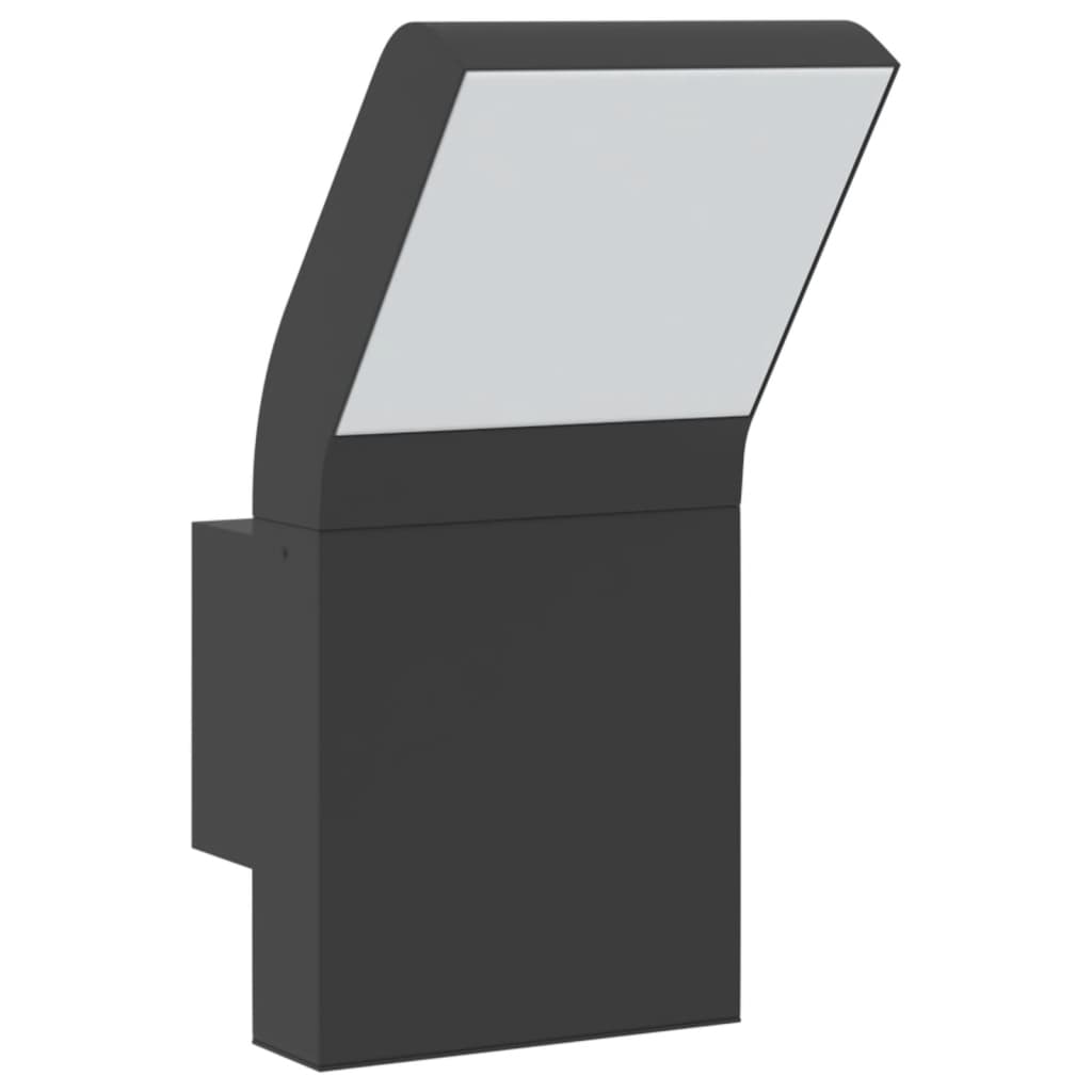 Applique Per Esterni Con Led Nera In Alluminio Pressofuso Nero