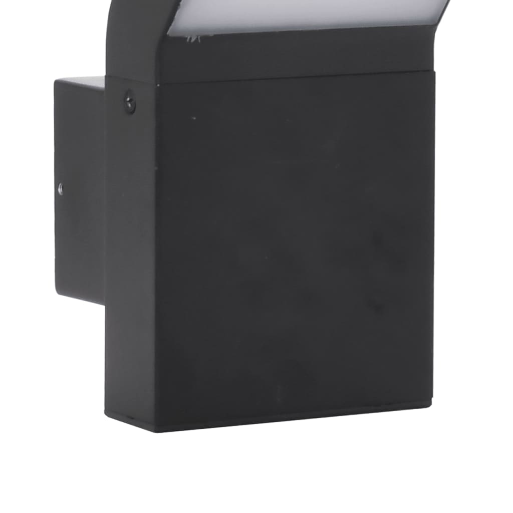 Applique Per Esterni Con Led Nera In Alluminio Pressofuso Nero
