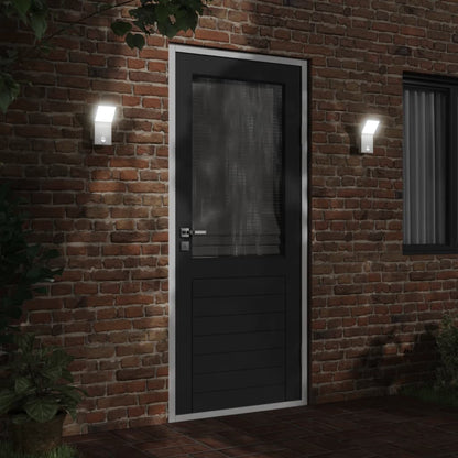 Applique Con Led E Sensore Bianca In Alluminio Pressofuso Bianco