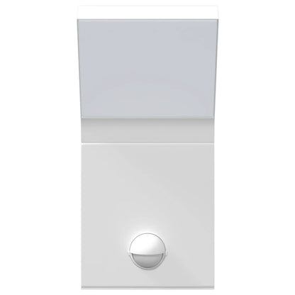 Applique Con Led E Sensore 2 Pz Bianche In Alluminio Pressofuso Bianco