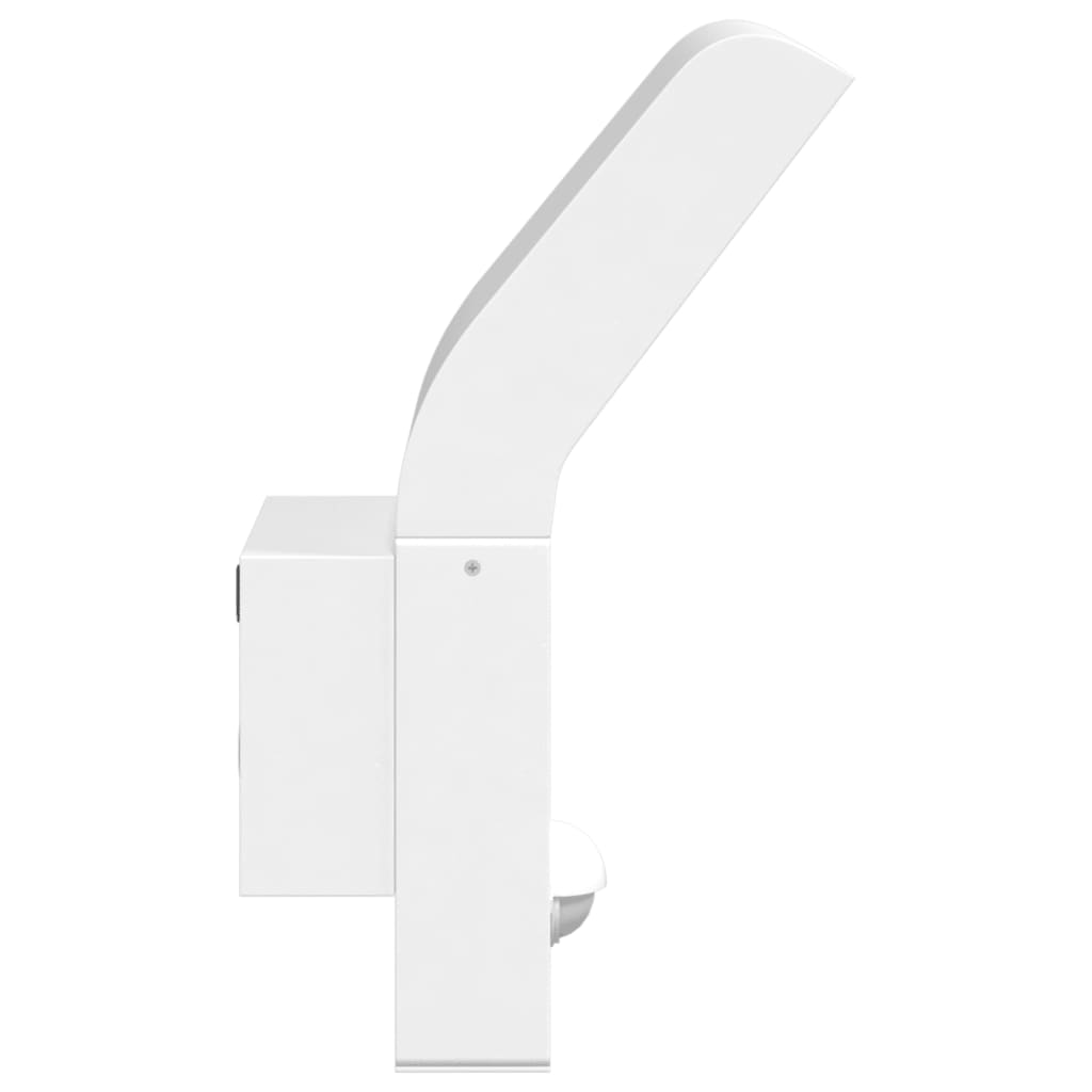 Applique Con Led E Sensore 2 Pz Bianche In Alluminio Pressofuso Bianco