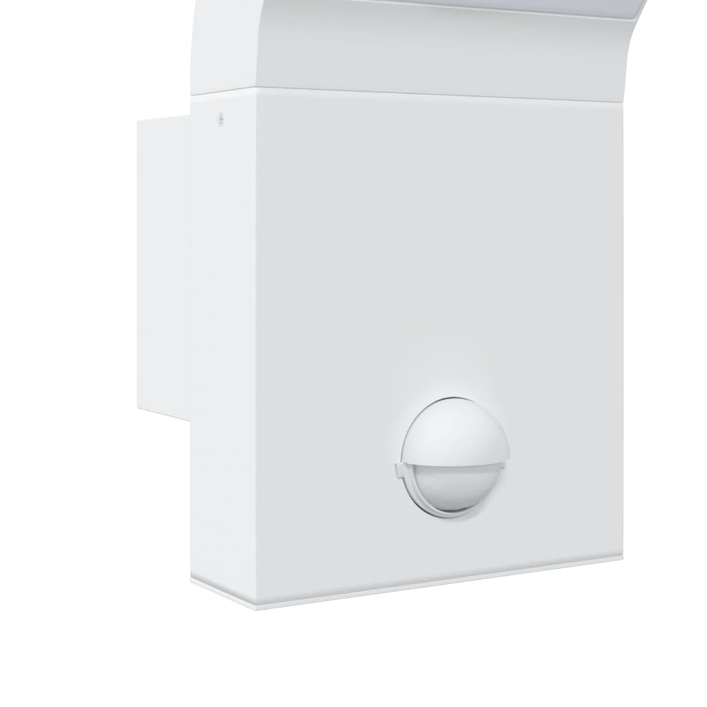 Applique Con Led E Sensore 2 Pz Bianche In Alluminio Pressofuso Bianco