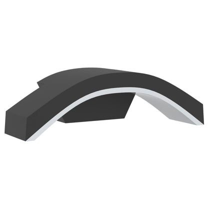 Applique Per Esterni Con Led 2 Pz Nere Alluminio Pressofuso Nero