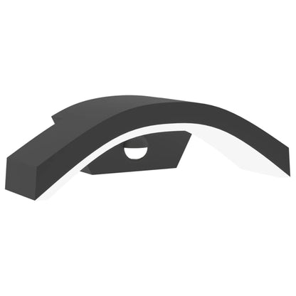 Applique Con Led E Sensore Nera In Alluminio Pressofuso Nero