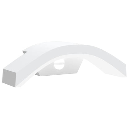 Applique Con Led E Sensore Bianca In Alluminio Pressofuso Bianco