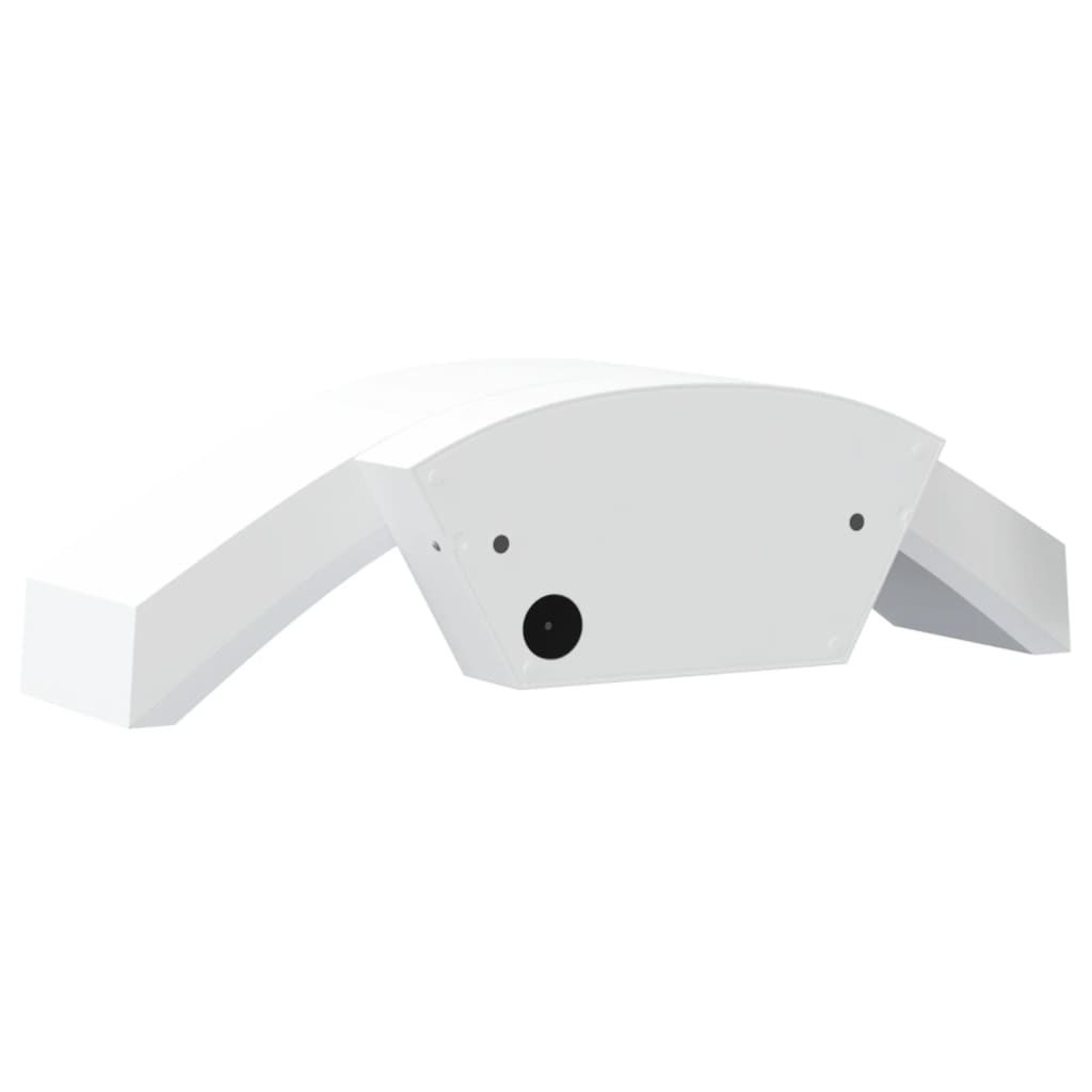 Applique Con Led E Sensore Bianca In Alluminio Pressofuso Bianco