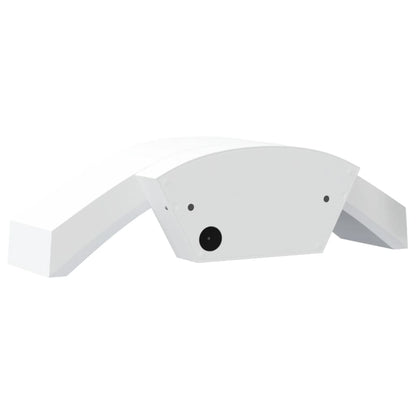 Applique Con Led E Sensore Bianca In Alluminio Pressofuso Bianco