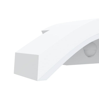 Applique Con Led E Sensore Bianca In Alluminio Pressofuso Bianco