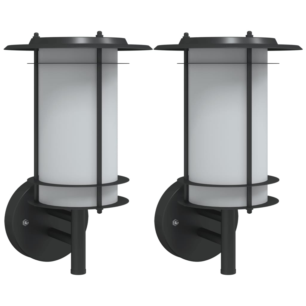 Applique Da Ester 2 Pz Nere In Acciaio Issidabile Nero