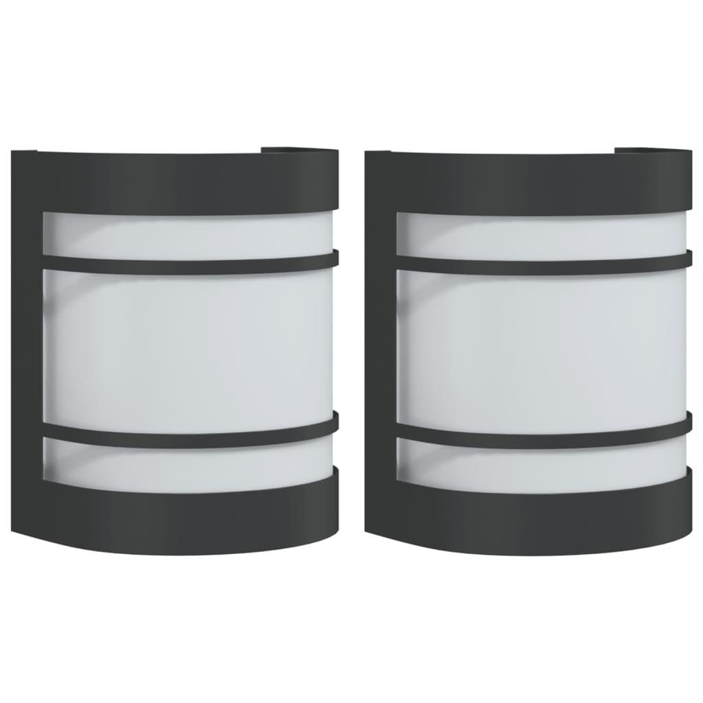 Applique Da Ester 2 Pz Nere In Acciaio Issidabile Nero