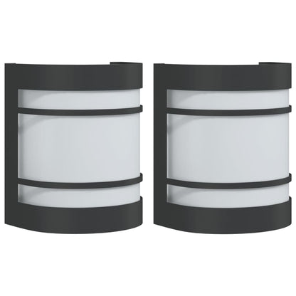 Applique Da Ester 2 Pz Nere In Acciaio Issidabile Nero