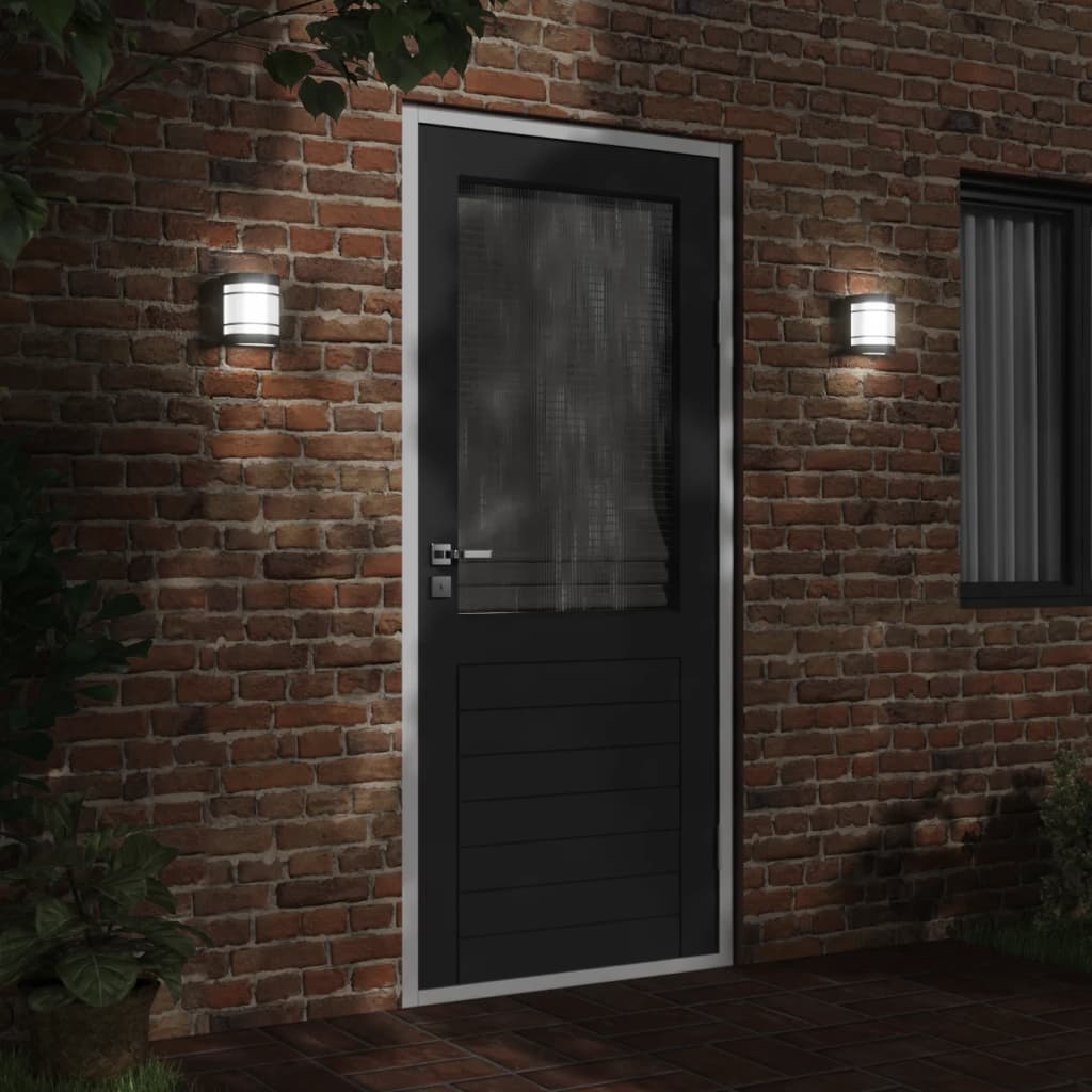 Applique Da Ester 2 Pz Nere In Acciaio Issidabile Nero