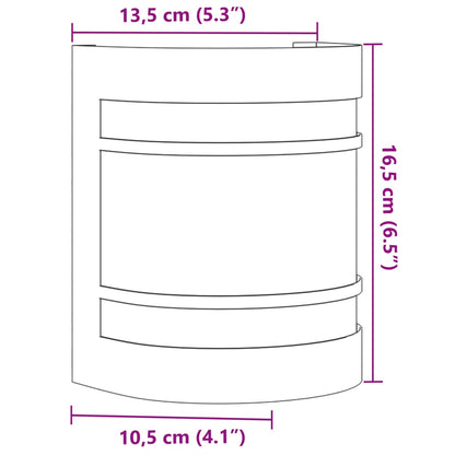 Applique Da Ester 2 Pz Nere In Acciaio Issidabile Nero