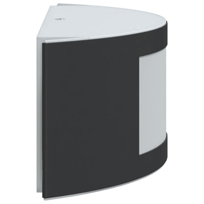 Applique Da Esterno 2 Pz Nere In Acciaio Inossidabile